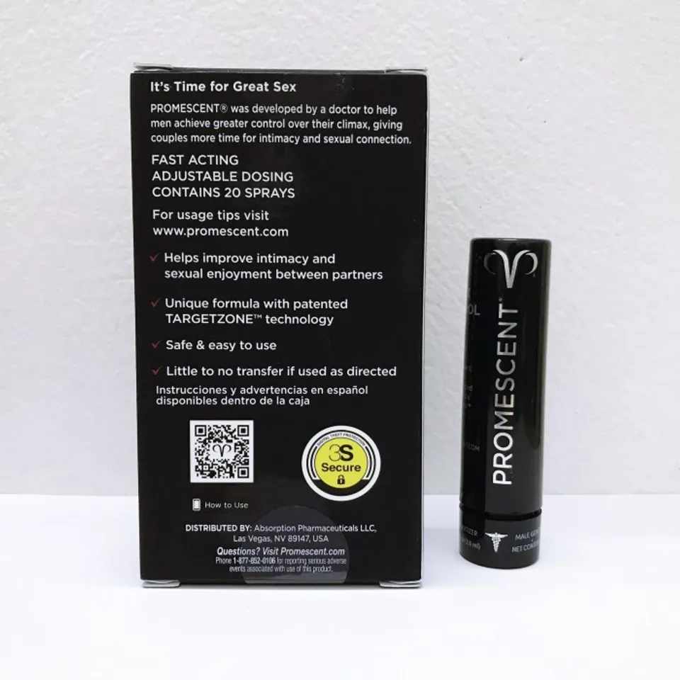 Chai Xịt Promescent Delay Spray 2.6ml USA Kèm Gel Gói Jex Nhật 2