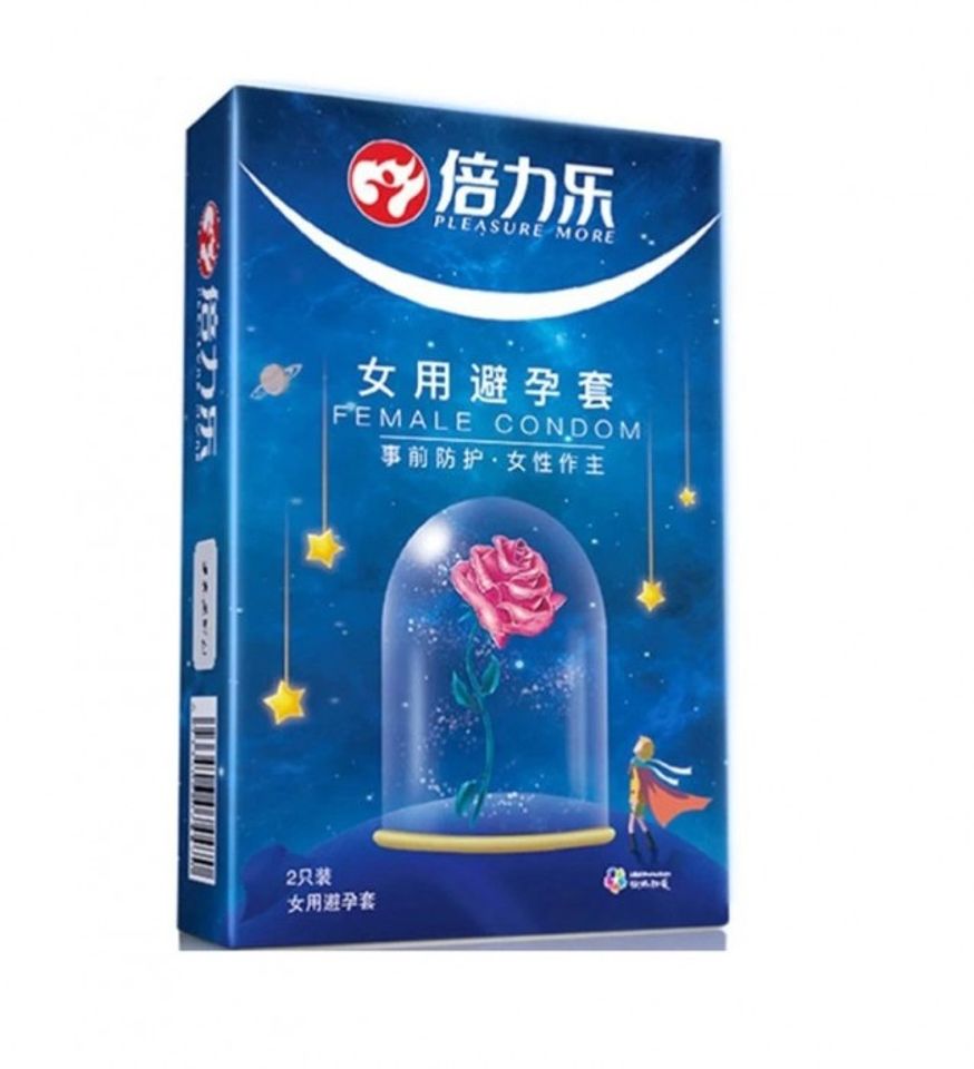 Bao Cao Su Nữ Giới Mỏng Trơn Female Condom - 2s 1