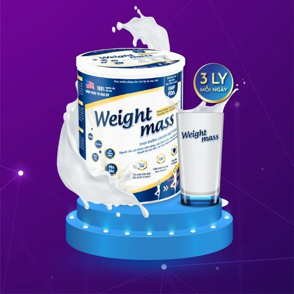 Sữa Weight Mas phù hợp với người có nhu cầu tăng cân, người cần phục hồi sức khỏe