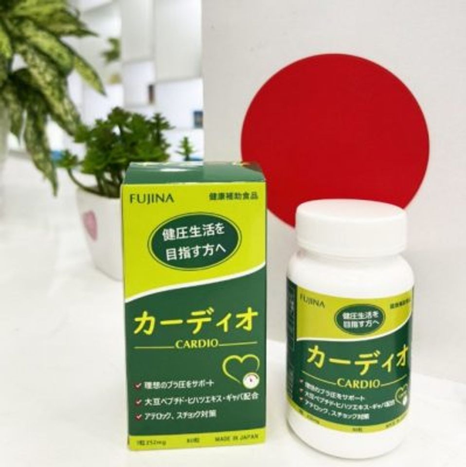 Viên hỗ trợ ổn định huyết áp Cardio Nhật Bản Hộp 80 viên 2