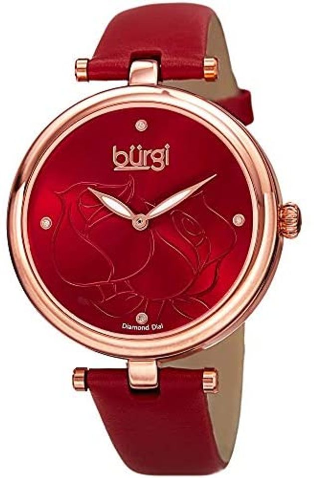 Đồng hồ Nữ Burgi Women's BUR151RD Rose Gold Quartz Watch 37mm 1