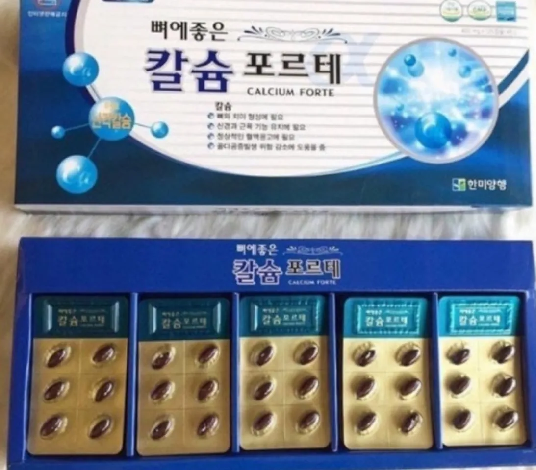 Viên Uống Bổ Sung Canxi Hanmi Hàn Quốc hộp 120 viên 2