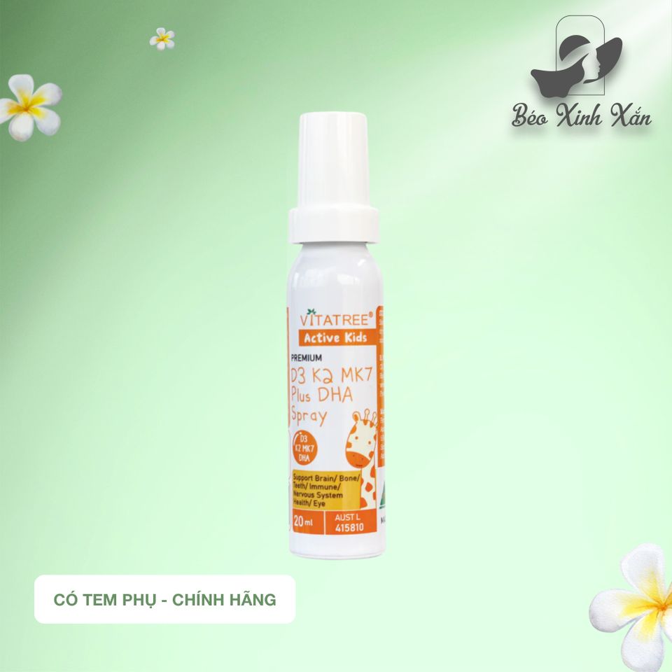 Top 5 vitamin D3 v&agrave; D3K2 dạng xịt tốt cho trẻ em 6