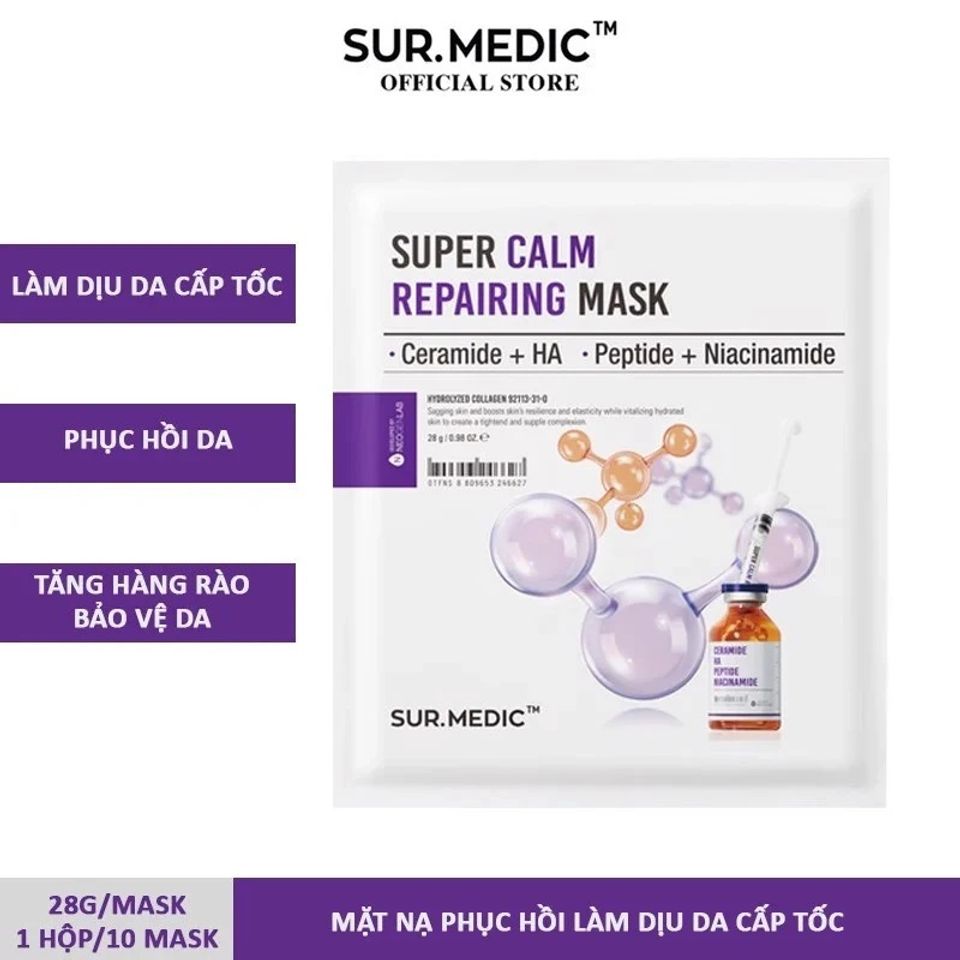 Review 4 Mặt nạ Sur.Medic chăm s&oacute;c da chuy&ecirc;n s&acirc;u đ&aacute;ng thử nhất 7