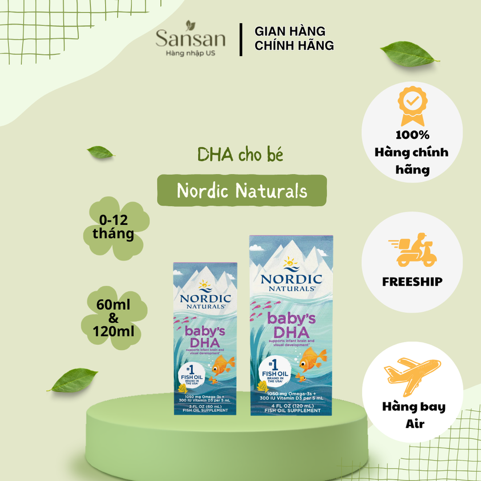Top DHA nhỏ giọt tốt nhất cho b&eacute; 1