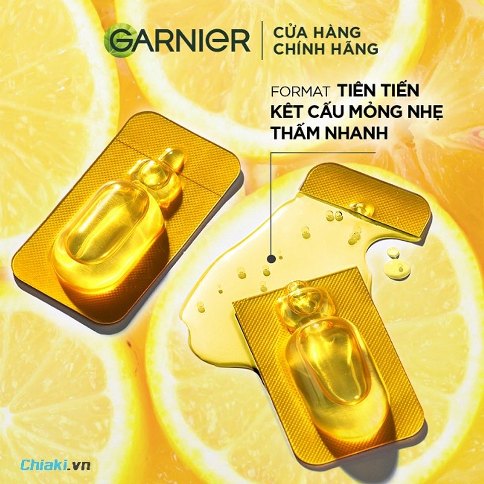 Serum Garnier Bright Complete Vitamin C Ampoule &ldquo;cấp cứu&rdquo; l&agrave;n da xỉn m&agrave;u, th&acirc;m sạm sau mụn trong thời gian ngắn