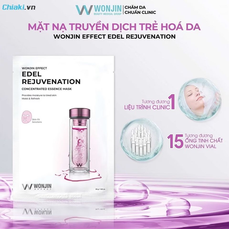 Mặt nạ Wonjin Effect Rejuvenation n&acirc;ng cơ nhẹ, hồi sinh da mệt mỏi v&agrave; căng b&oacute;ng nhanh