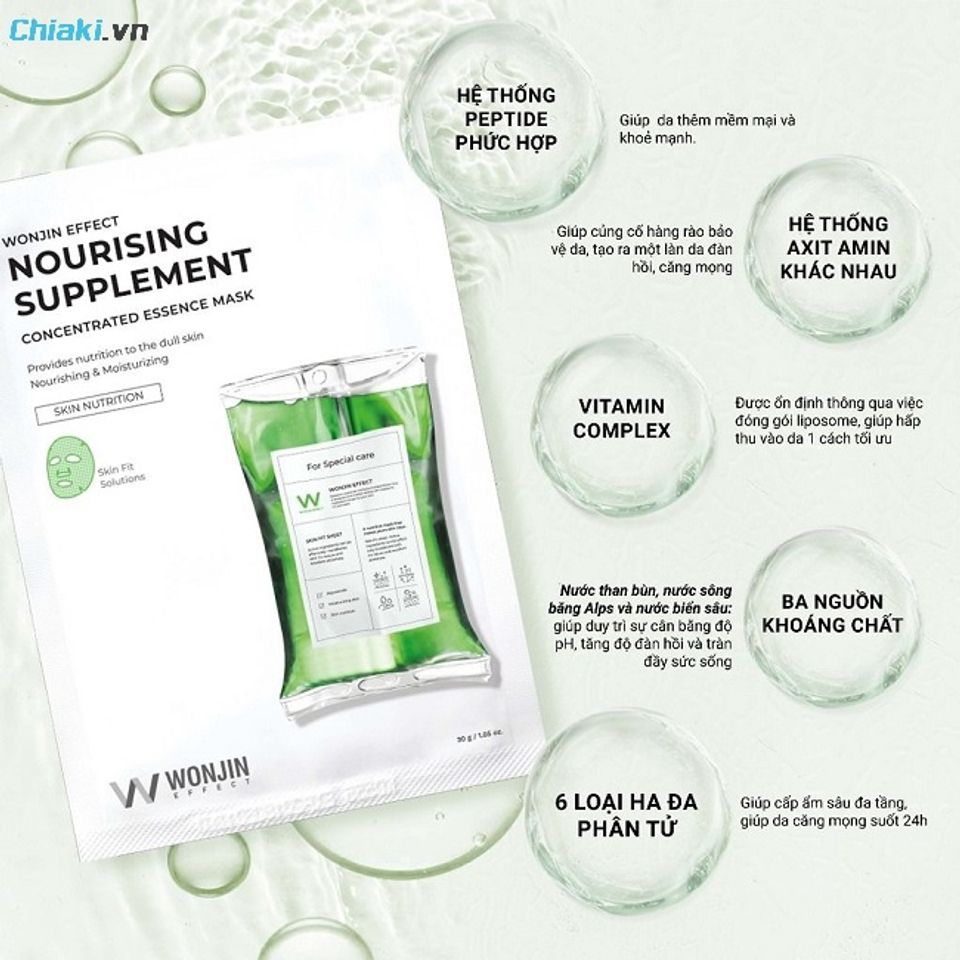 Mặt nạ Wonjin Nourising Supplement &ldquo;cứu nguy&rdquo; cho da nổi mụn đỏ, nhạy cảm, bong tr&oacute;c nhẹ hoặc bị k&iacute;ch ứng v&igrave; thời tiết