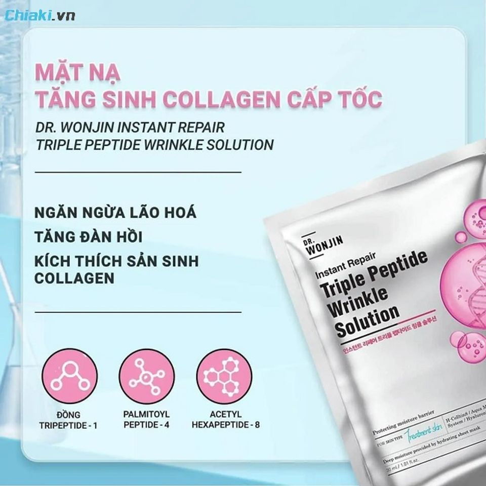 Mặt nạ Wonjin Instant Lifting da săn chắc, căng b&oacute;ng, giảm dấu hiệu mệt mỏi