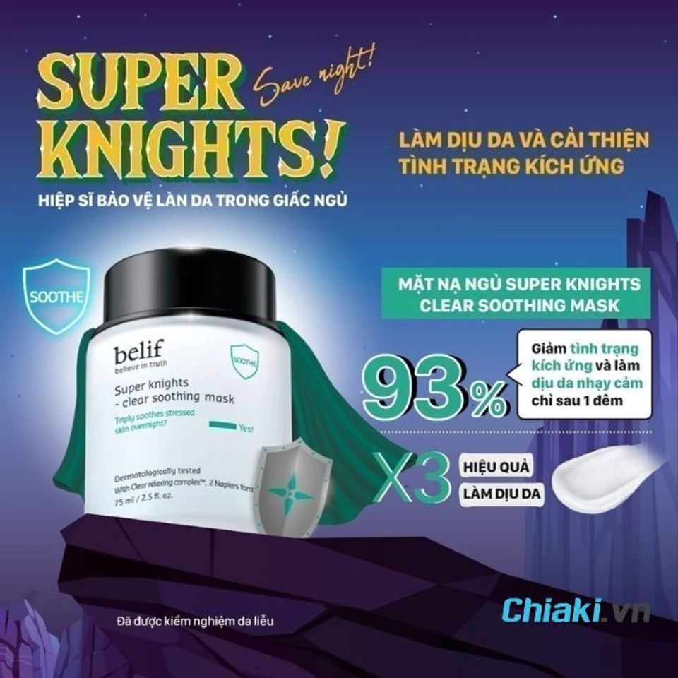 Mặt nạ ngủ Belif Clear Soothing Mask