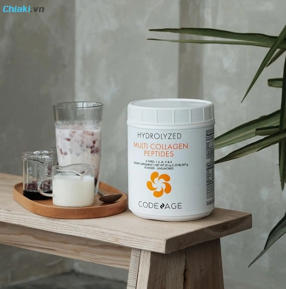 Bột uống Collagen Codeage Hydrolyzed Multi đ&aacute;p ứng nhu cầu bổ sung to&agrave;n diện 