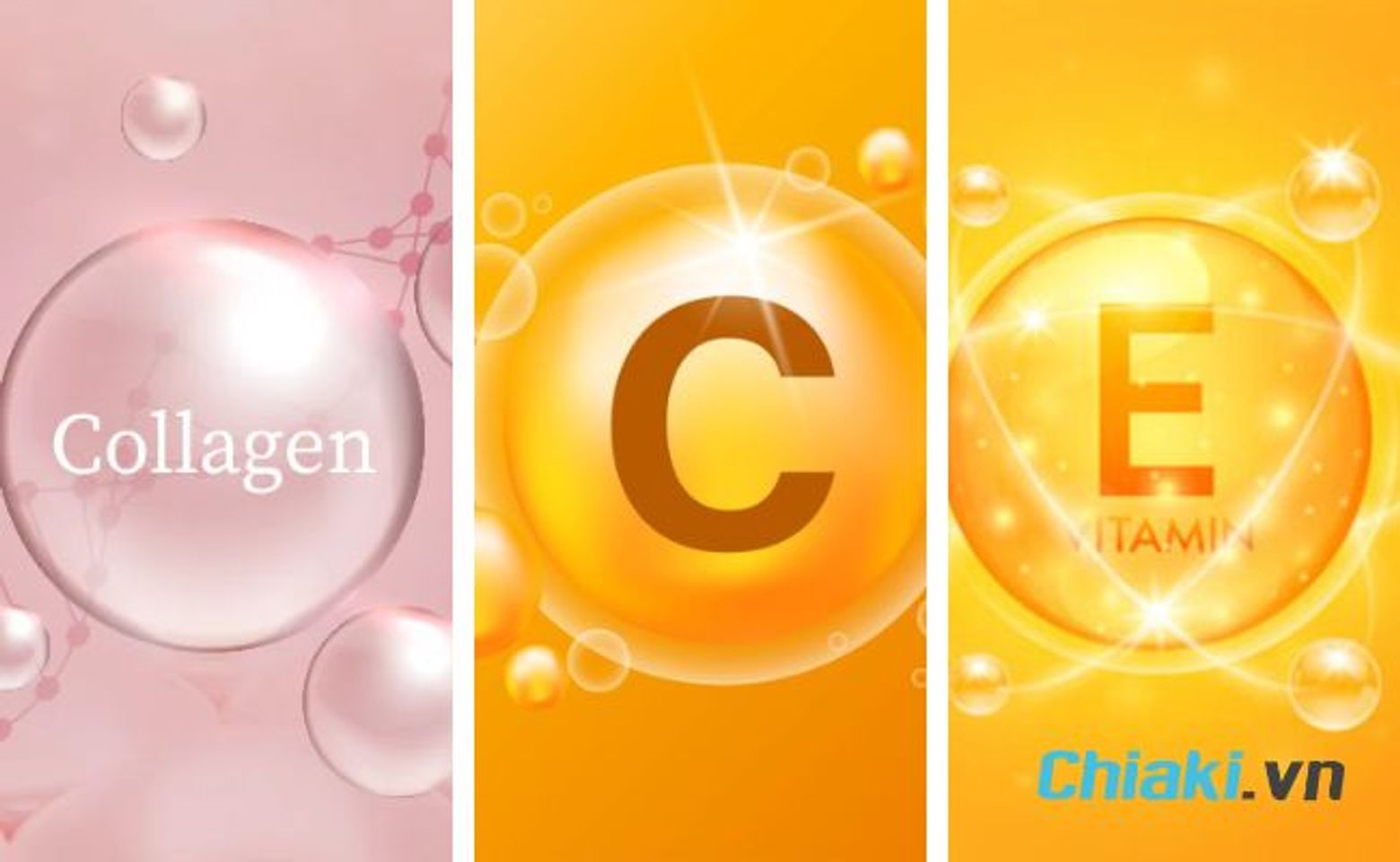 C&aacute;ch uống Collagen Vitamin C Vitamin E