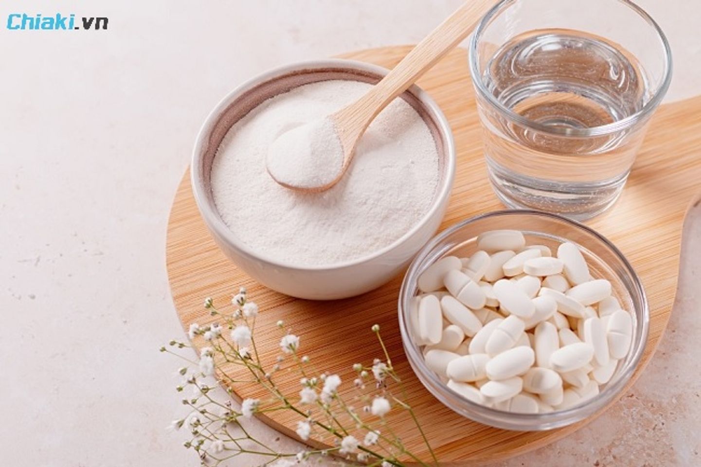 Bạn c&oacute; thể chọn collagen dạng nước để hấp thụ nhanh, dạng bột linh hoạt pha chế hoặc dạng vi&ecirc;n tiện lợi, tiết kiệm