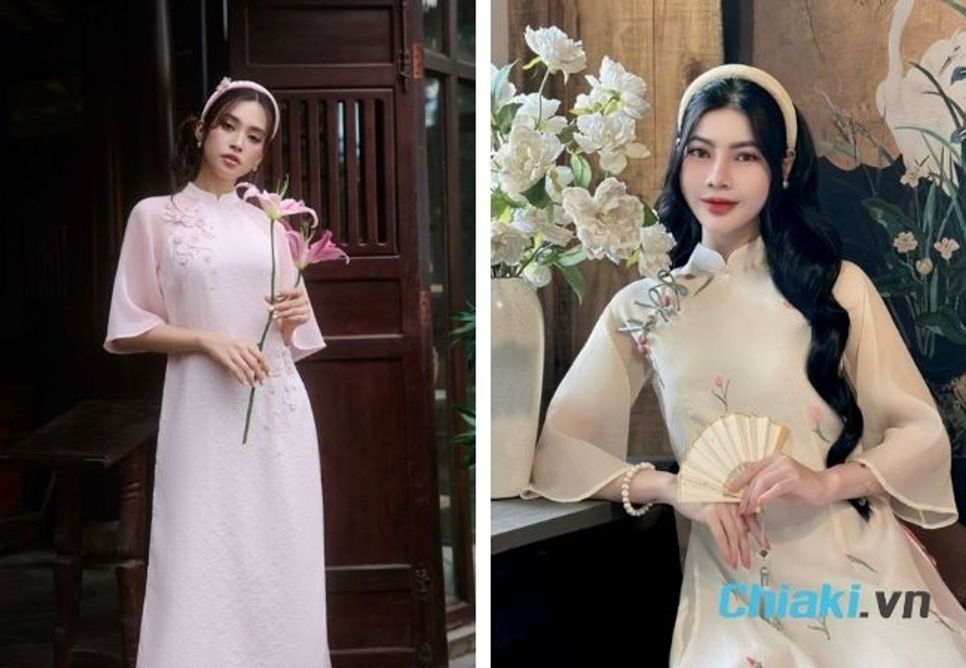 phụ kiện t&oacute;c mặc &aacute;o d&agrave;i - mấn đội đầu