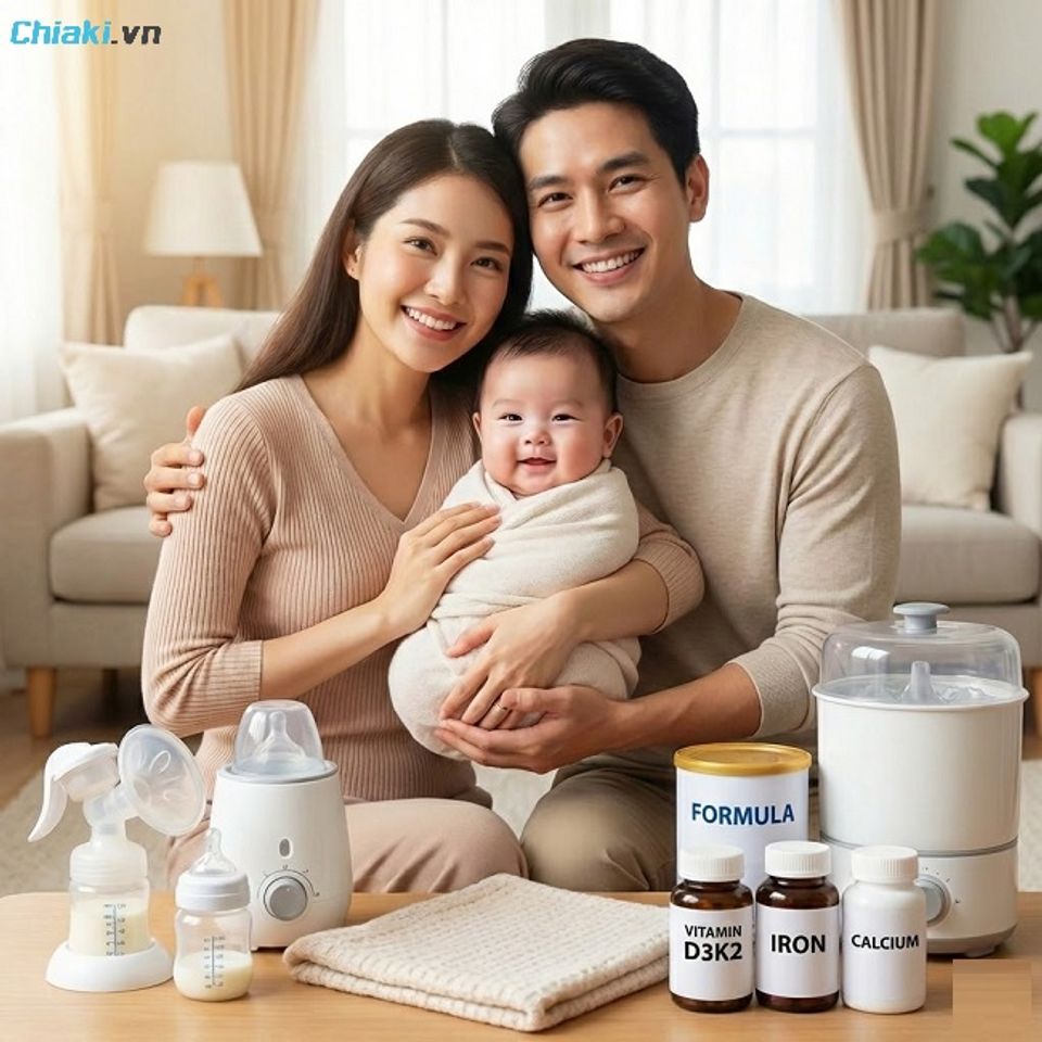 Bổ sung dưỡng chất cho mẹ v&agrave; b&eacute; sau sinh l&agrave; ưu ti&ecirc;n số 1