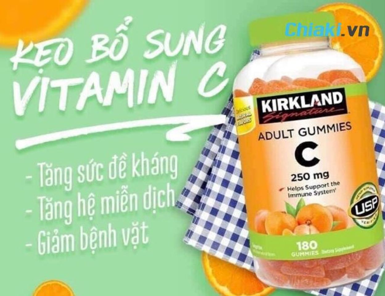 Kẹo Vitamin C Kirkland