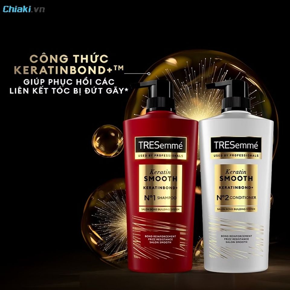 Dầu gội TRESemm&eacute; Keratin Smooth chống xơ rối, b&oacute;ng mượt t&oacute;c