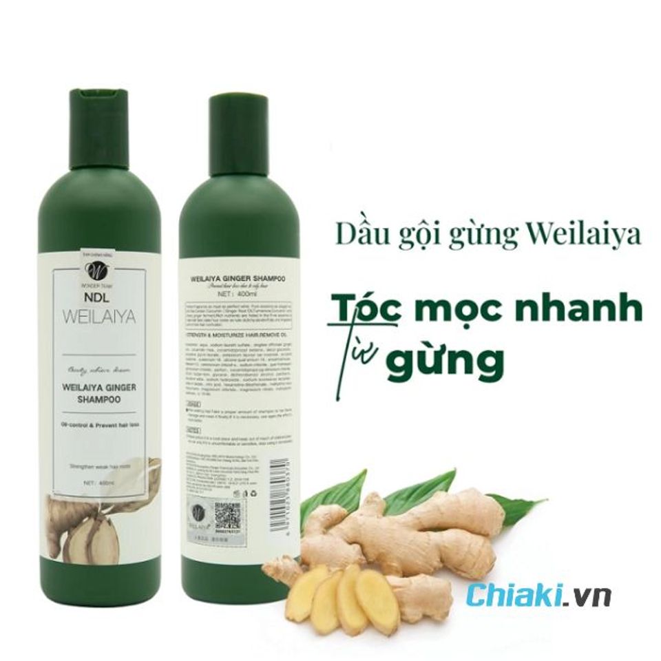 Dầu gội gừng trắng Weilaiya