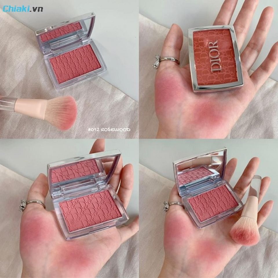 Phấn m&aacute; hồng sang trọng Dior Backstage Rosy Glow kh&ocirc;ng bị xỉn m&agrave;u hay biến đổi sang t&ocirc;ng m&agrave;u k&eacute;m thẩm mỹ