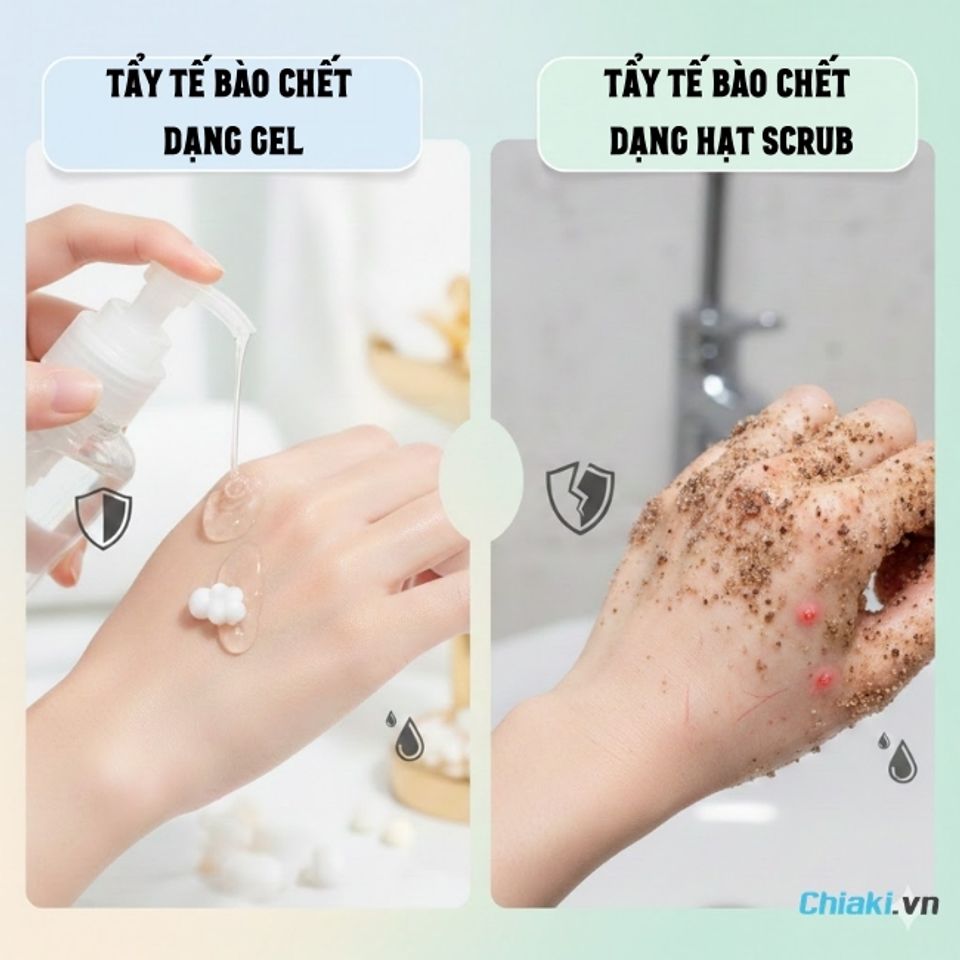 Gel tẩy tế b&agrave;o chết được ưa chuộng bởi kết cấu mềm mượt v&agrave; chăm s&oacute;c da hiệu quả