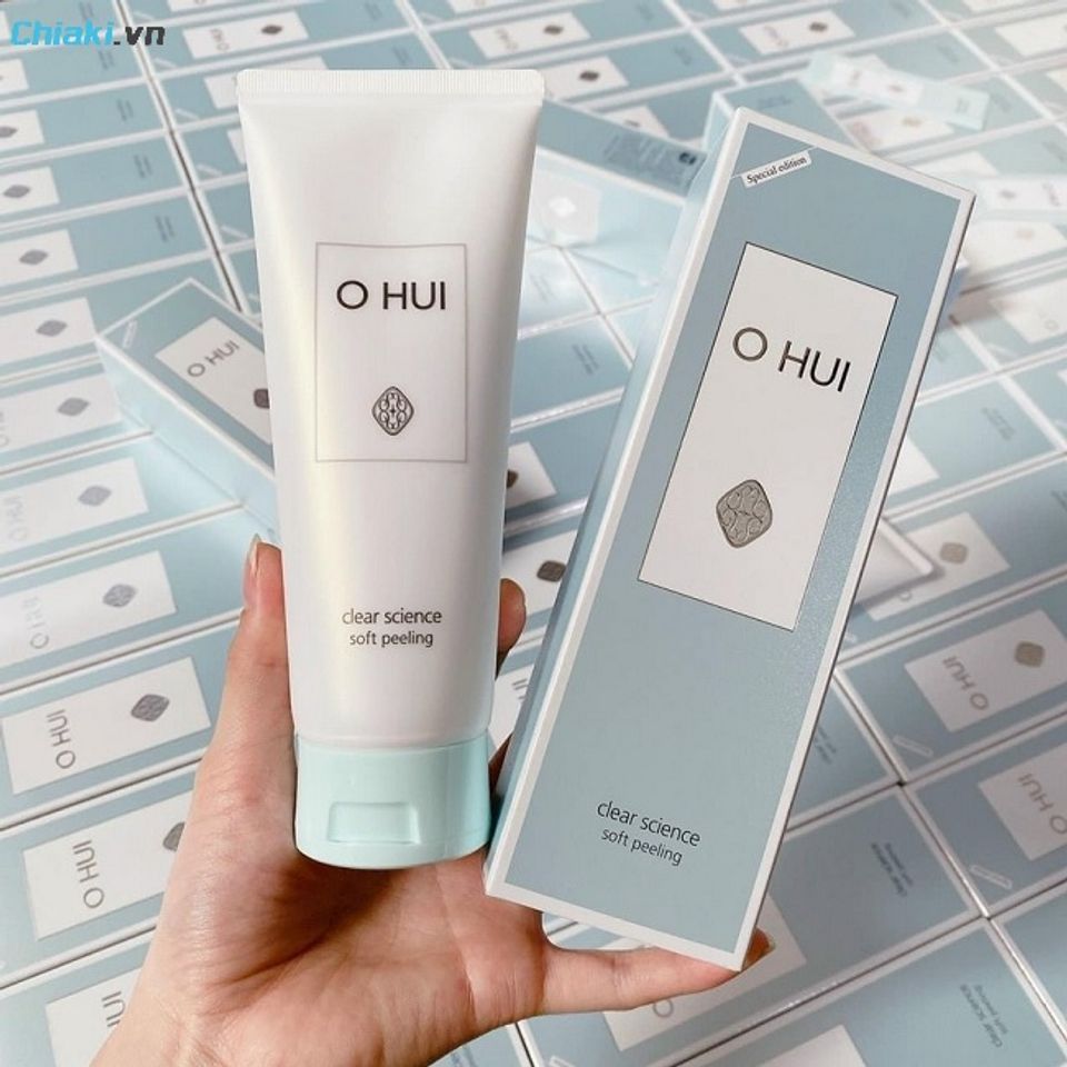Gel tẩy tế b&agrave;o chết Ohui Clear Science Soft Peeling gi&uacute;p da s&aacute;ng v&agrave; mịn m&agrave;ng