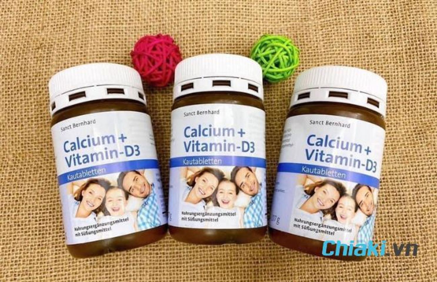 Vi&ecirc;n ngậm bổ sung của Đức Sanct Bernhard Calcium Vitamin D3