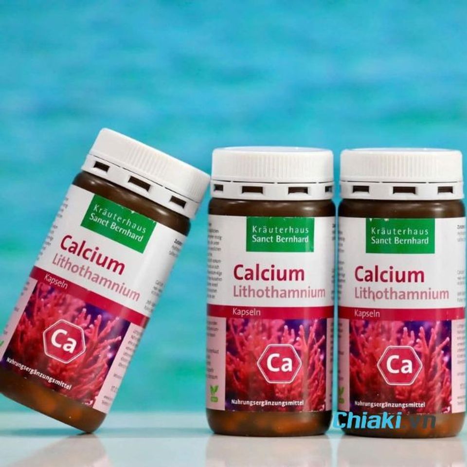 Canxi Đức Sanct Bernhard Calcium Lithothamnium Kapseln
