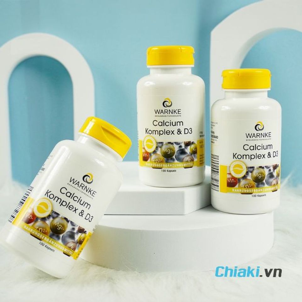 Canxi của Đức Warnke Calcium Komplex & D3