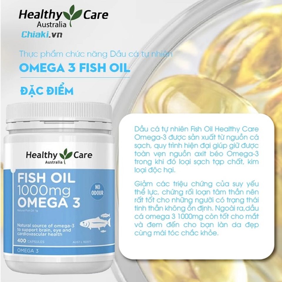 Vi&ecirc;n uống dầu c&aacute; bổ mắt Healthy Care 1000mg cải thiện r&otilde; rệt t&igrave;nh trạng kh&ocirc; mắt, cộm r&aacute;t khi l&agrave;m việc trong ph&ograve;ng m&aacute;y lạnh