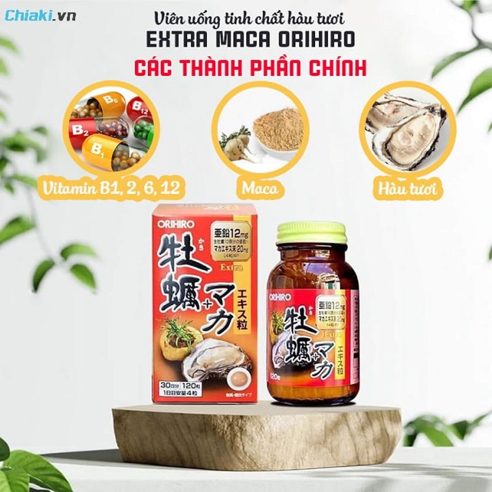 Tinh chất h&agrave;u tươi Maca Orihiro tăng cường ham muốn v&agrave; độ dẻo dai