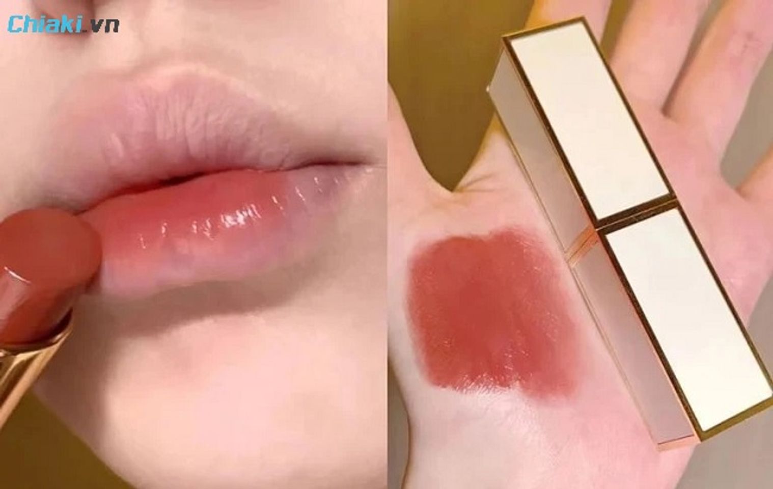 Son b&oacute;ng Tom Ford Ultra Shine Lip Color 159 Solaire c&oacute; độ b&oacute;ng cao, son c&oacute; độ bền m&agrave;u trung b&igrave;nh từ 4 - 5 tiếng