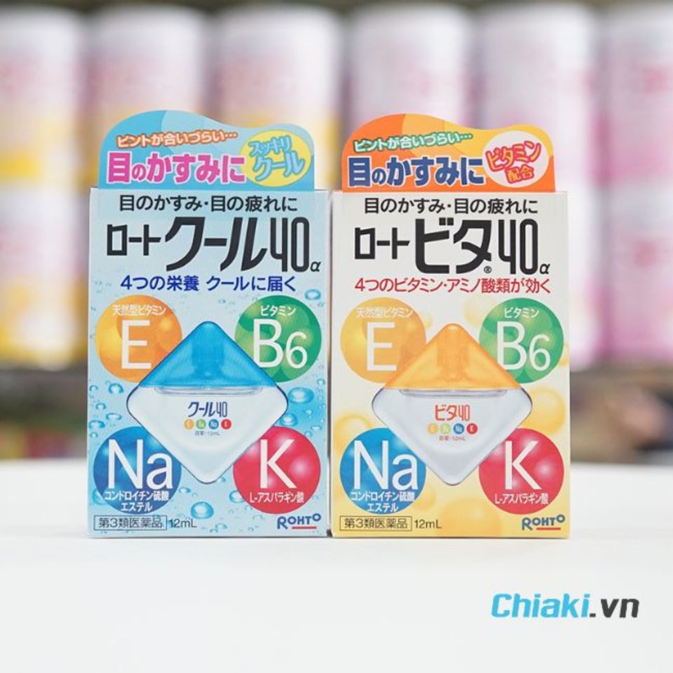 Thuốc nhỏ mắt vitamin của Nhật Rohto Vita 40&alpha;&nbsp;