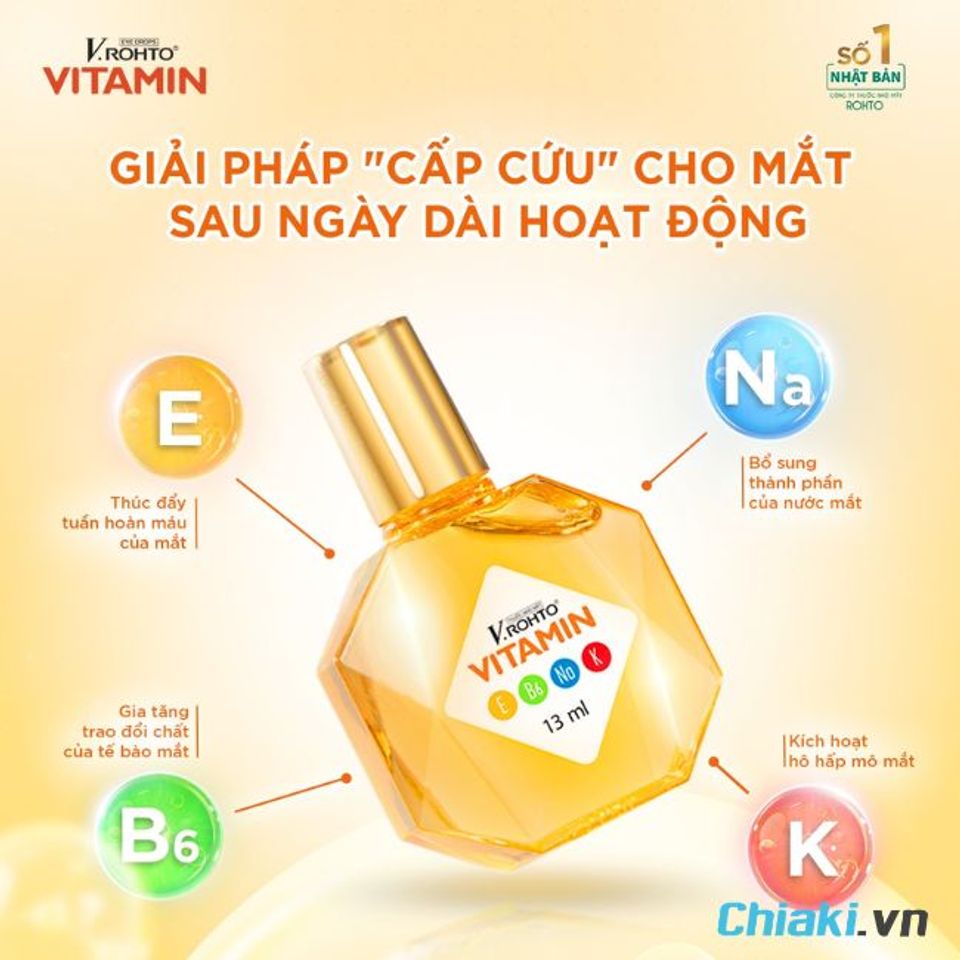 Thuốc nhỏ mắt V.rohto Vitamin
