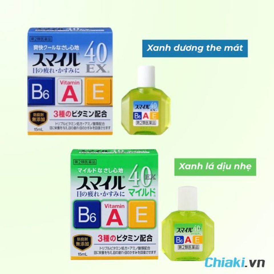 Thuốc nhỏ mắt vitamin Nhật Bản Lion 40 Ex Mild