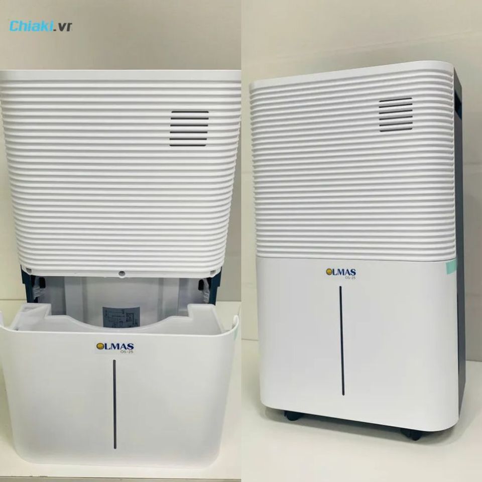 M&aacute;y h&uacute;t ẩm Olmas 25L OS-25 cho ph&ograve;ng 40-60m2 l&agrave;m kh&ocirc; s&agrave;n nh&agrave; đổ mồ h&ocirc;i với c&ocirc;ng suất 25L/ ng&agrave;y
