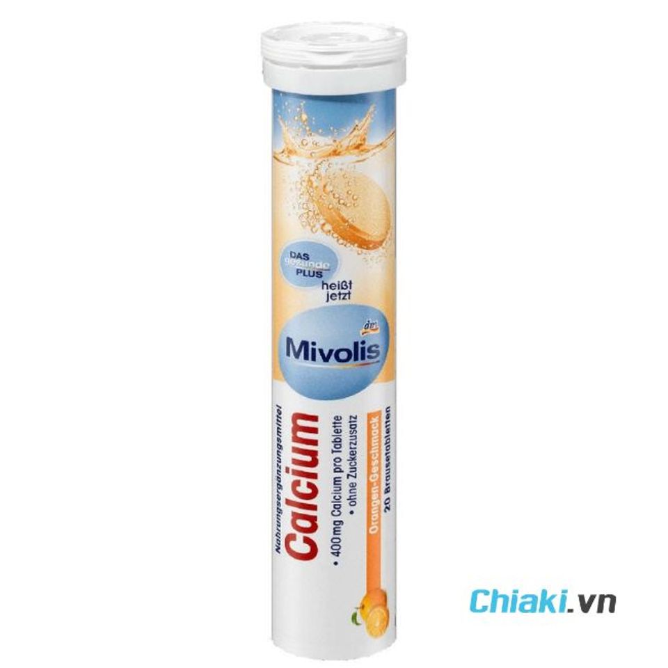 Thuốc canxi sủi Mivolis Calcium