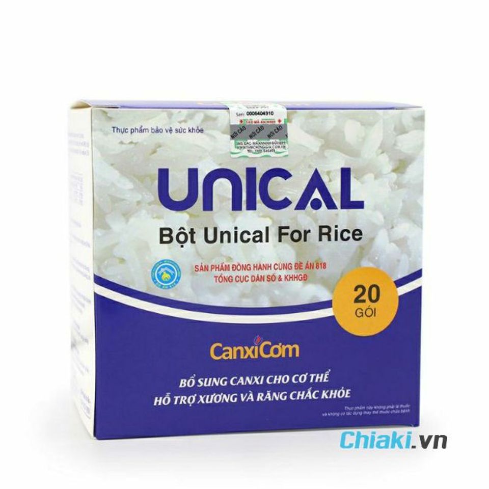 Bột canxi cho b&agrave; bầu của Nhật Unical for Rice&nbsp;