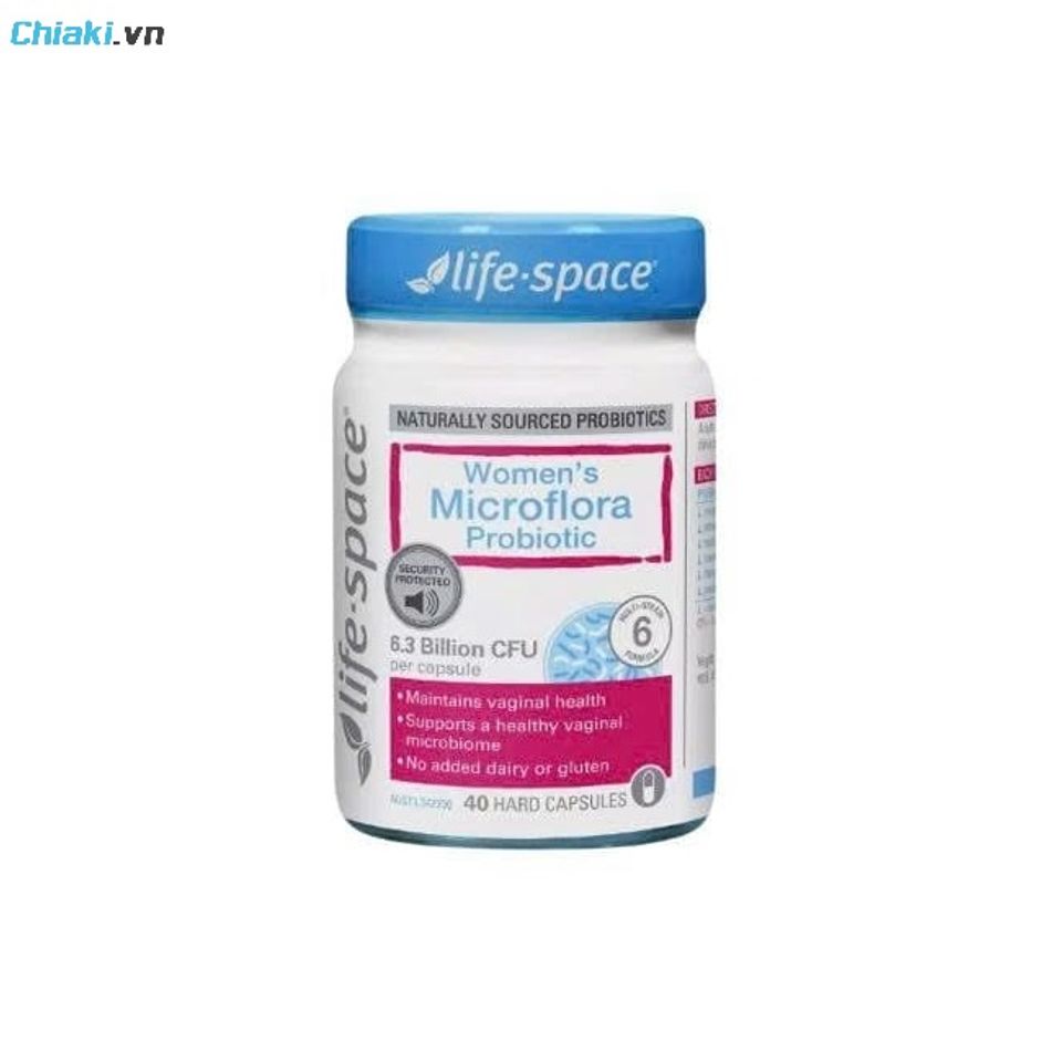 Men vi sinh nữ Life Space Women's Microflora Probiotic x&acirc;y dựng hệ sinh th&aacute;i vi khuẩn khỏe mạnh
