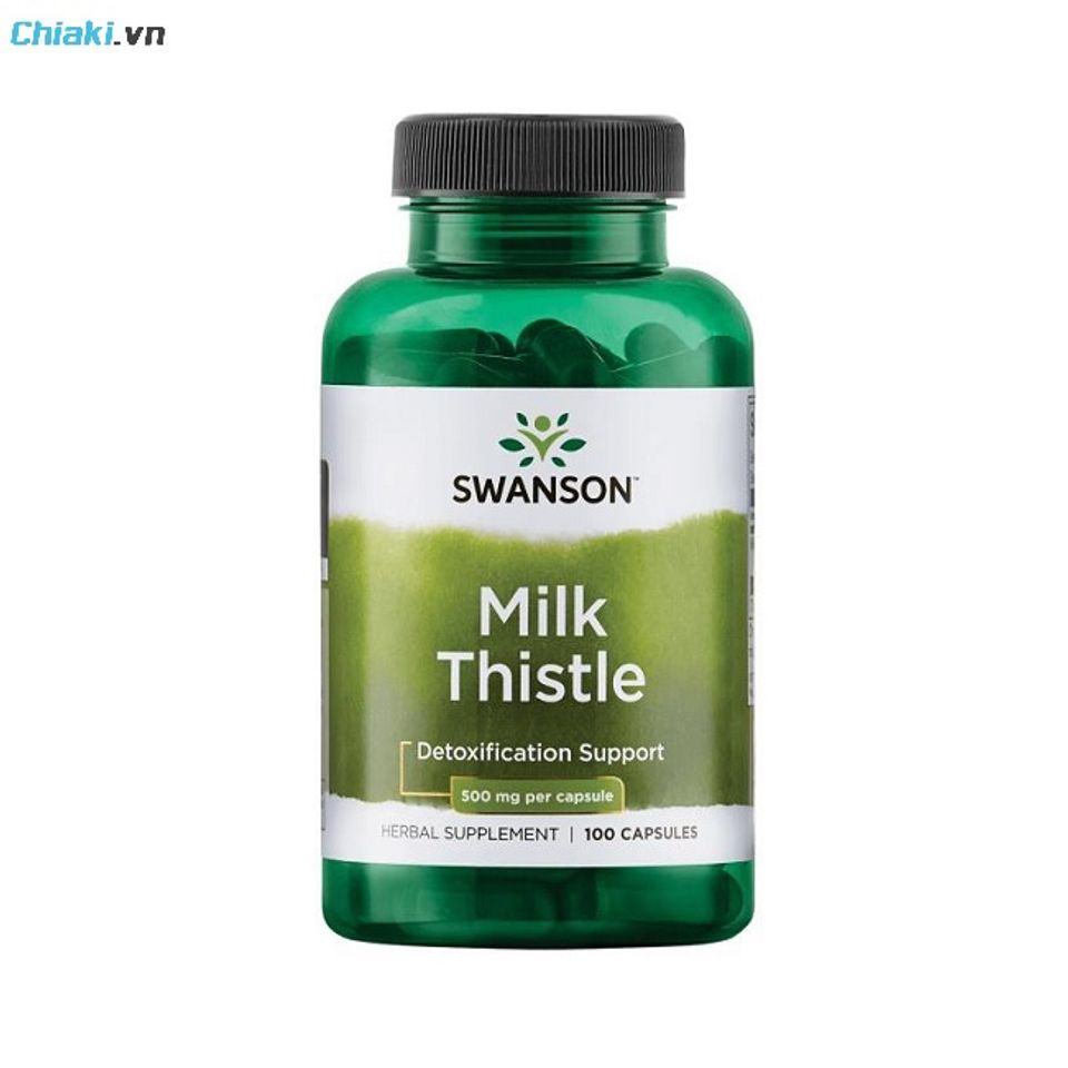 Thuốc bổ gan Mỹ Swanson Milk Thistle đạt ti&ecirc;u chuẩn của Hội đồng sản phẩm thảo dược Hoa Kỳ