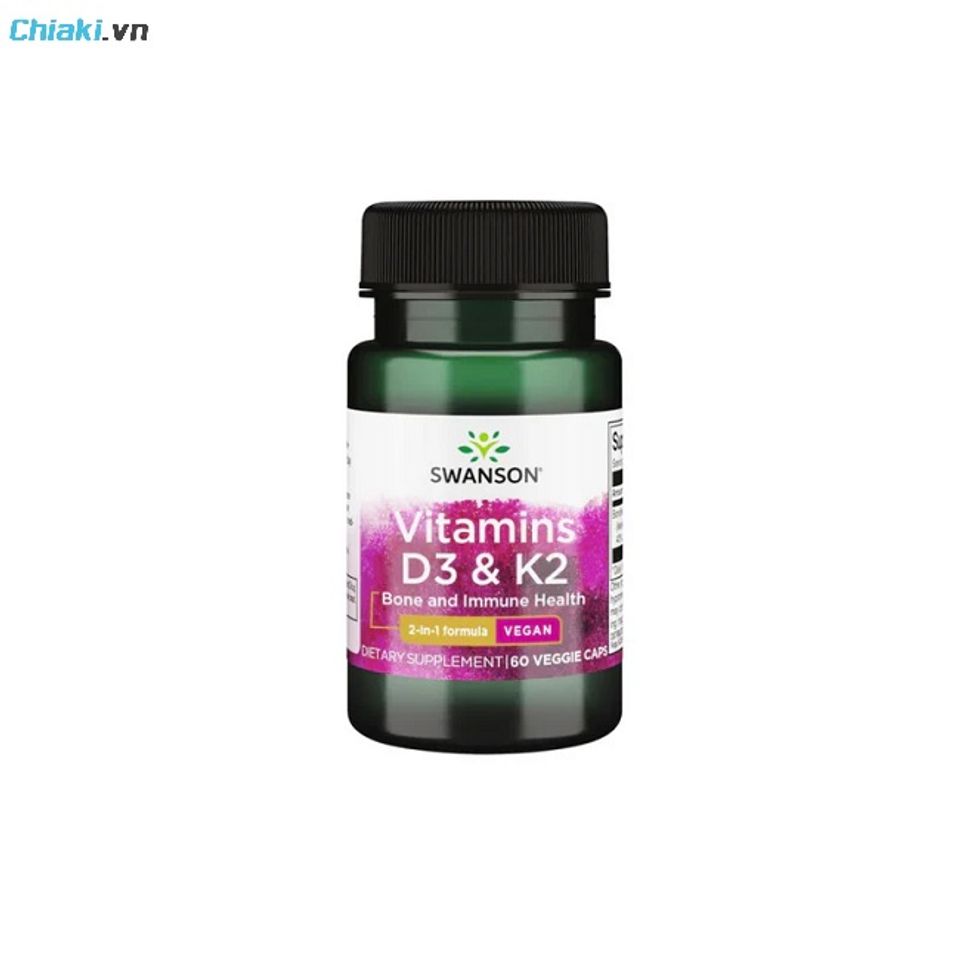 Thuốc Swanson Bone And Immune Health cung cấp h&agrave;m lượng D3 cần thiết, k&iacute;ch hoạt tế b&agrave;o miễn dịch