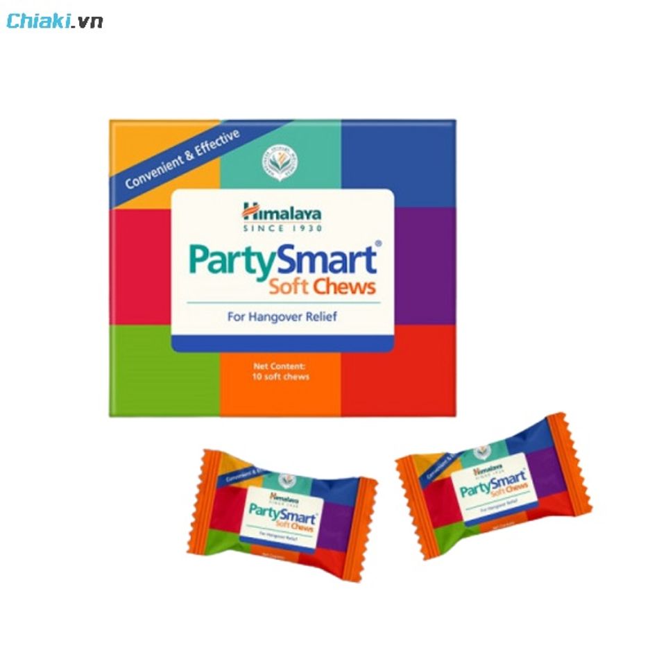 Kẹo ngậm giải rượu Smarty Part Himalaya giảm buồn n&ocirc;n, giảm cảm gi&aacute;c nặng đầu
