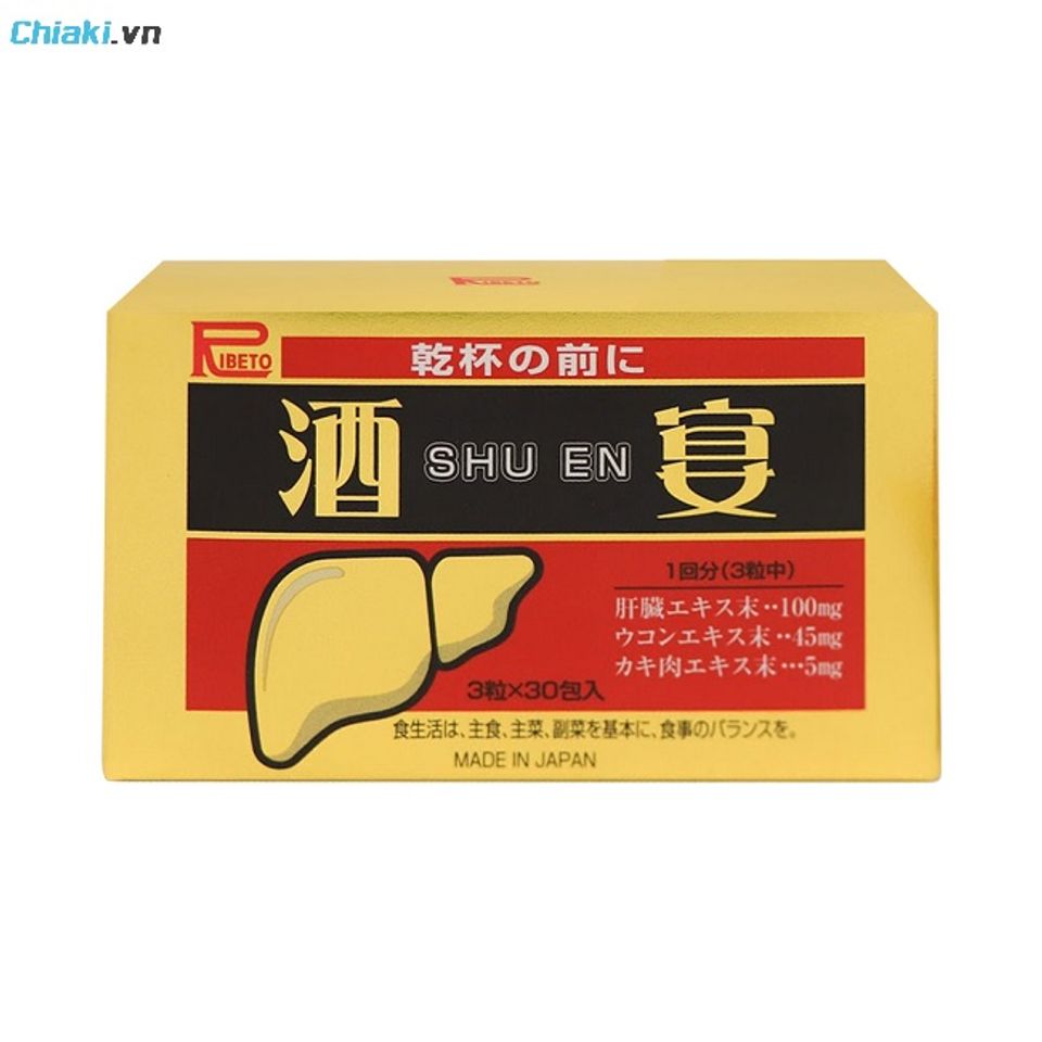 Vi&ecirc;n uống giải rượu của Nhật Shuen hỗ trợ phục hồi sức khỏe sau say rất tốt.