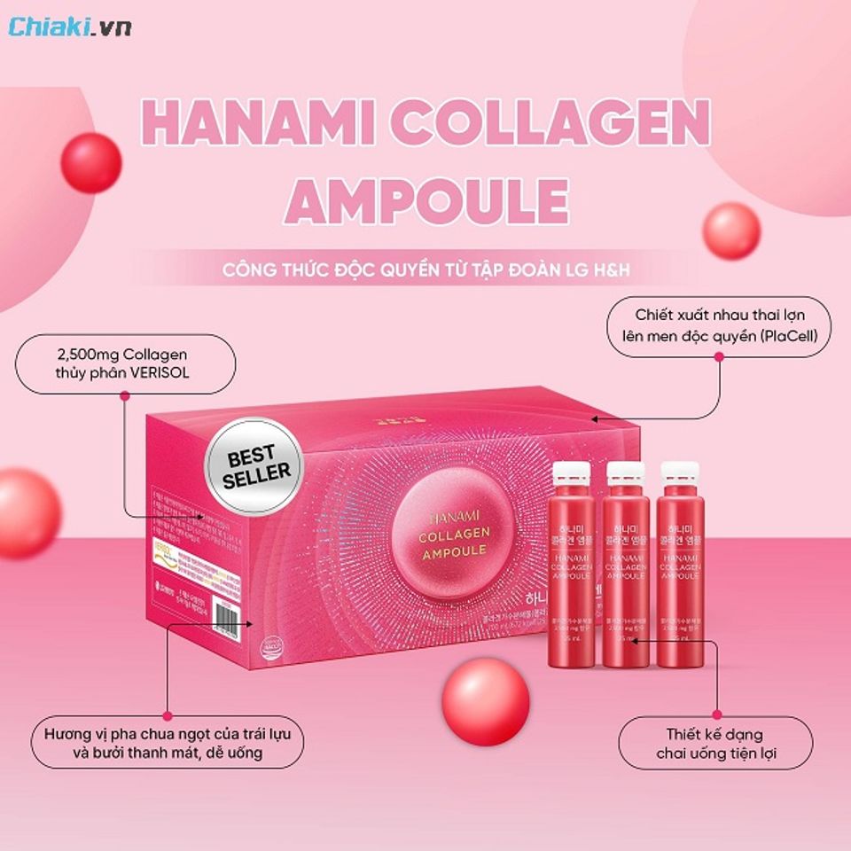 Nước uống đẹp da Collagen Hanami LG Ohui