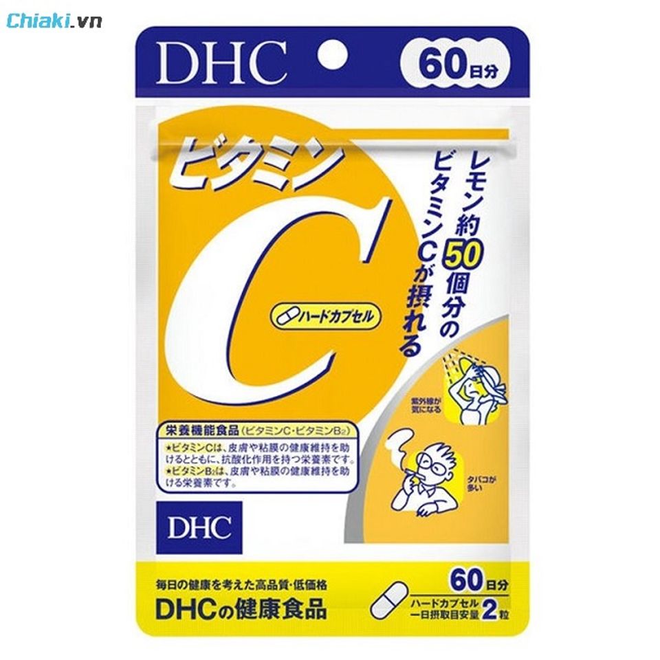 Vi&ecirc;n uống Vitamin C Nhật DHC củng cố hệ miễn dịch, giảm cảm c&uacute;m, k&iacute;ch th&iacute;ch sản sinh collagen l&agrave;m mờ th&acirc;m, s&aacute;ng mịn da