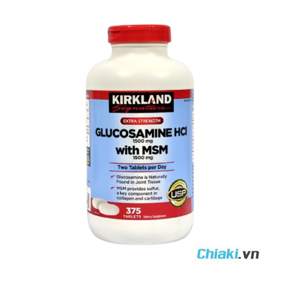 Kirkland Glucosamine 1500mg MSM 1500mg của Mỹ