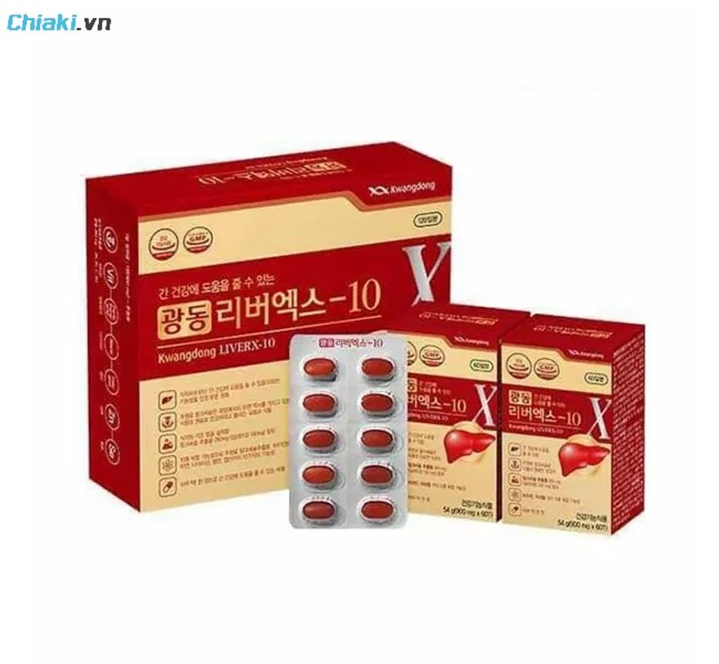 Vi&ecirc;n uống Kwangdong LiverX-10 chăm s&oacute;c gan chuy&ecirc;n s&acirc;u, gi&uacute;p t&aacute;i tạo tế b&agrave;o gan bị tổn thương