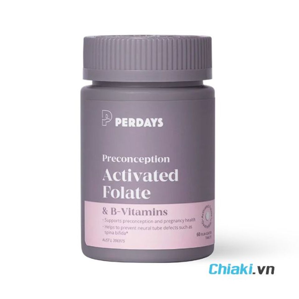 Thuốc bổ sung axit folic trước khi mang thai Perdays