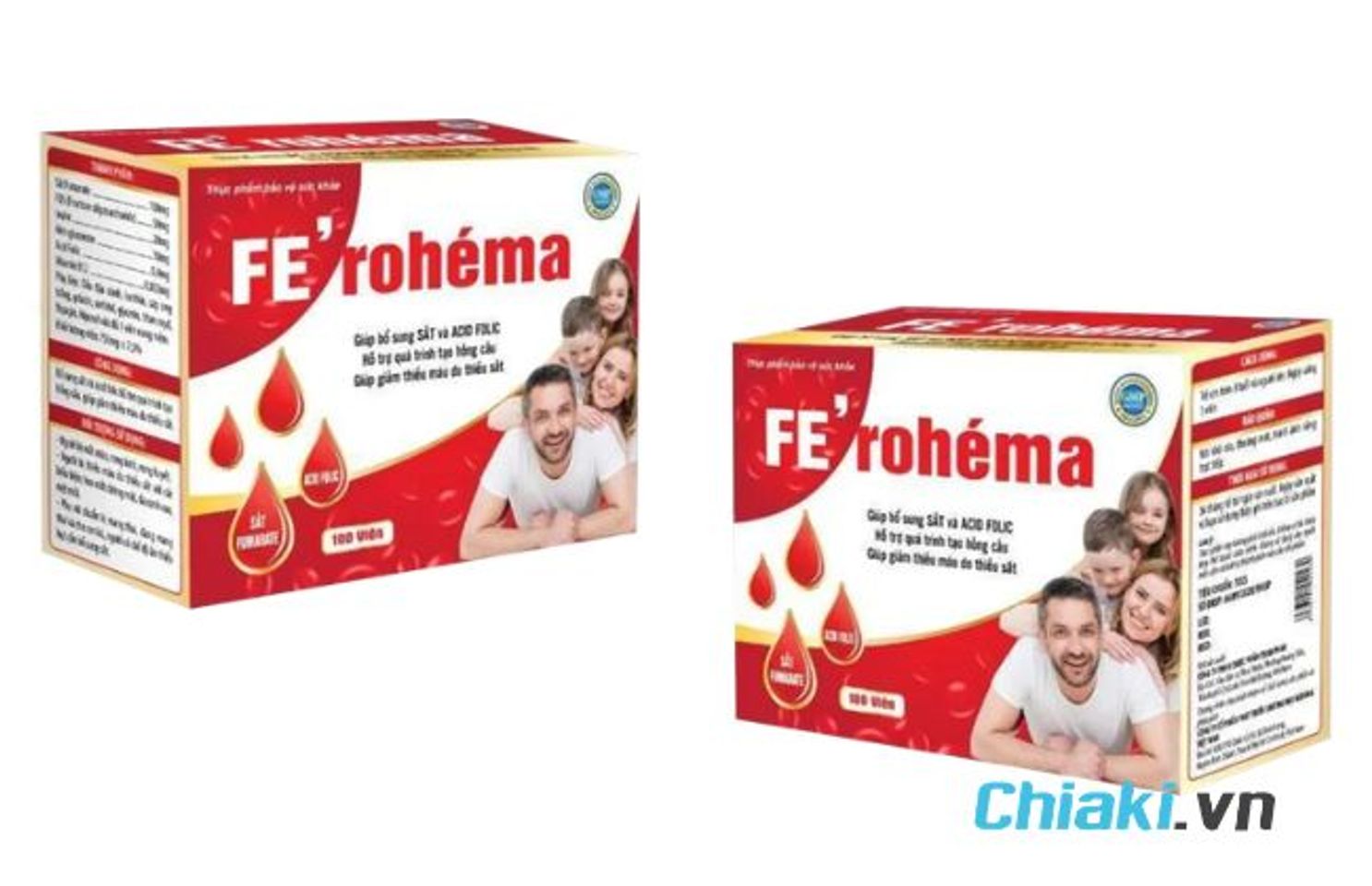 Thuốc bổ sung axit folic trước khi mang thai Fe' Roh&eacute;ma