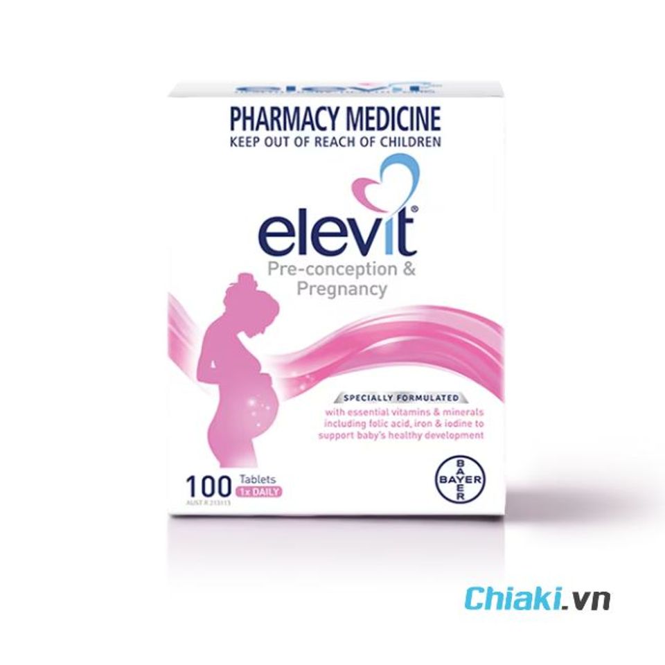 Thuốc bổ sung acid folic trước khi mang thai Elevit