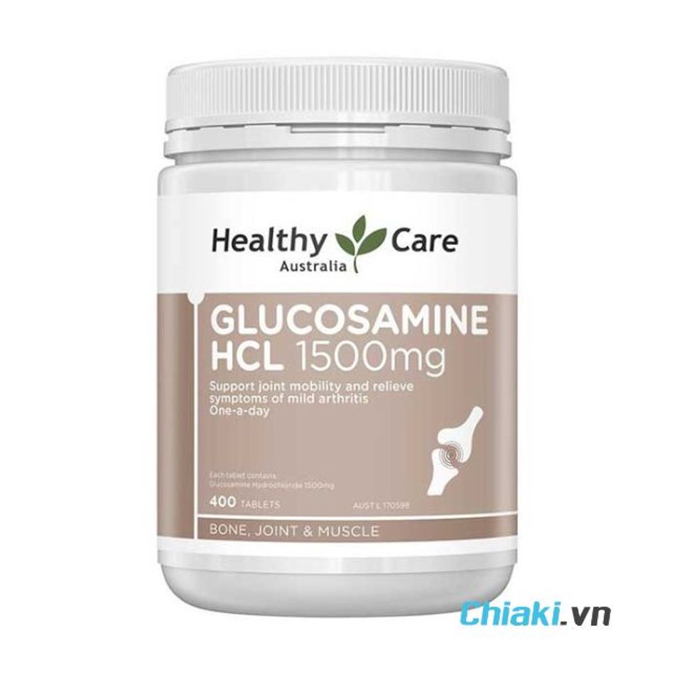 Vi&ecirc;n uống Healthy Care Glucosamine HCL 1500mg của &Uacute;c